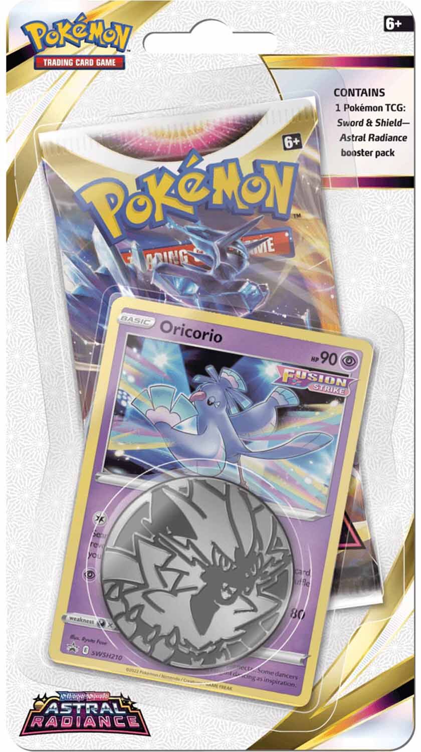 Pokémon Sword & Shield Astral Radiance Oricorio Checklane Blister - EN