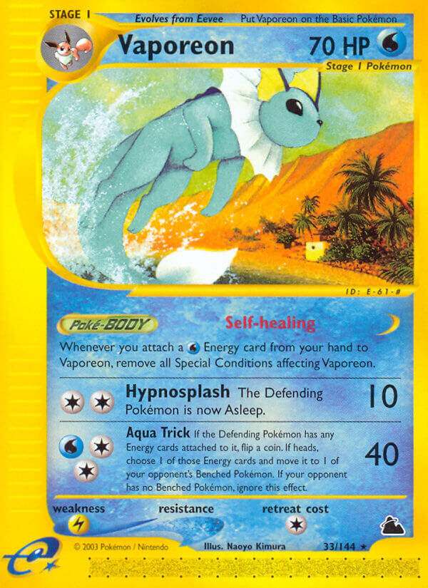 Vaporeon - 33/144 - EN