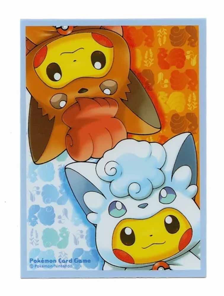Pokemon Center 2017 Poncho-Wearing Pikachu Alola Vulpix & Vulpix Sleeves (64)