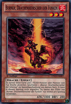 Burner, Drachenherrscher der Funken - Yu-Gi-Oh!