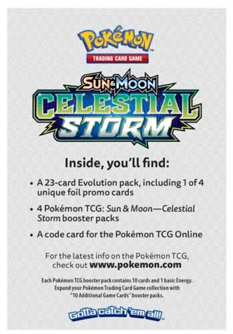 Pokémon Sun & Moon Celestial Storm Build & Battle Prerelease Kit - EN