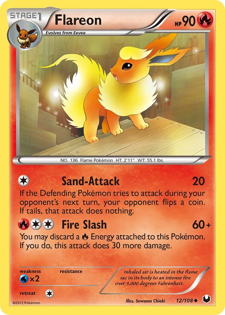 Flareon - 12/108 - EN Flareon - 12/108 - EN