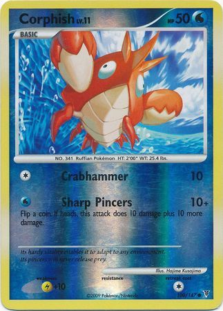 Corphish - 100/147 - Reverse Holo - EN Corphish - 100/147 - Reverse Holo - EN