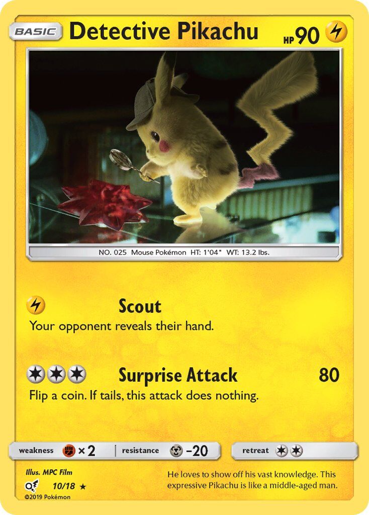 Detective Pikachu - 10/18 - EN