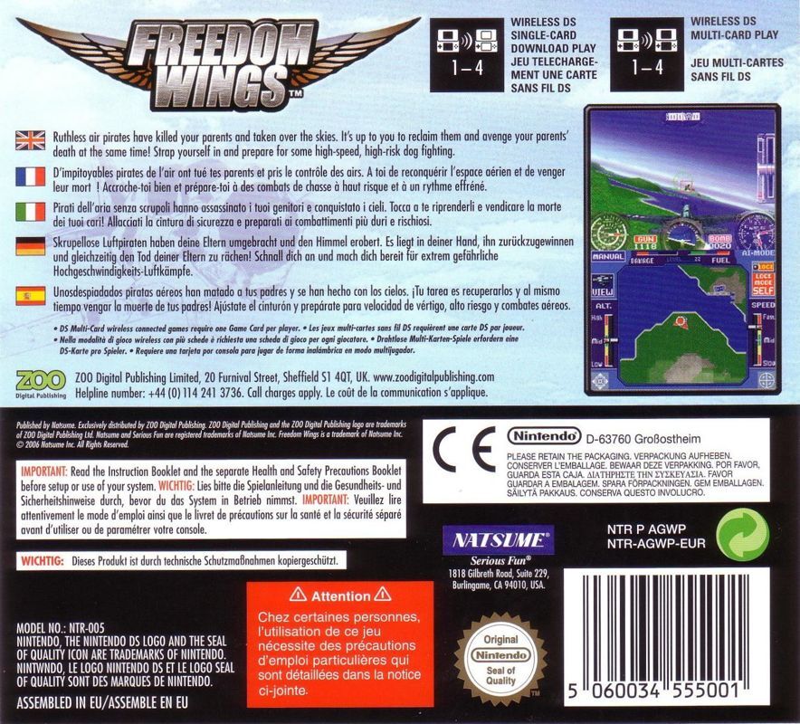 Freedom Wings - Nintendo DS