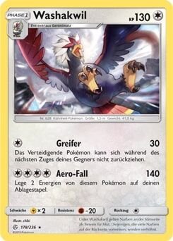 Washakwil 178/236 - Pokémon TCG