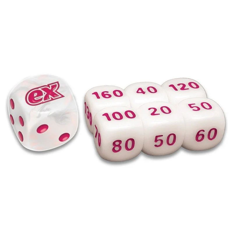 White Flare Elite Trainer Box Damage Counter Dice & Competition-legal Coin-Flip