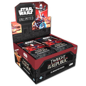 Star Wars: Unlimited - Twilight of the Republic Booster Display (24) - FFG - EN Star Wars: Unlimited - Twilight of the Republic Booster Display (24) - FFG - EN