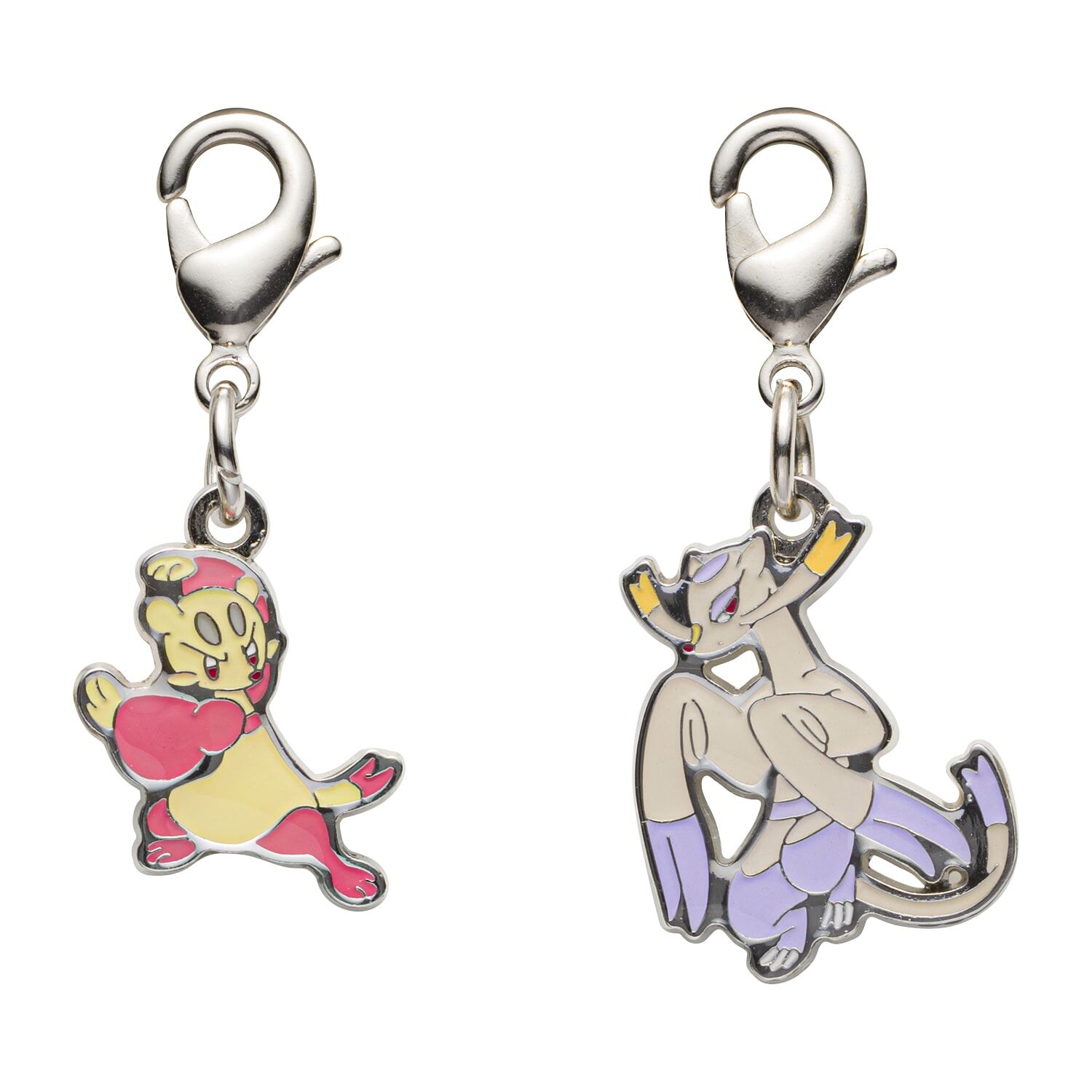 Pokemon Center - Mienfoo, Mienshao Schlüsselanhänger - 2 Stück