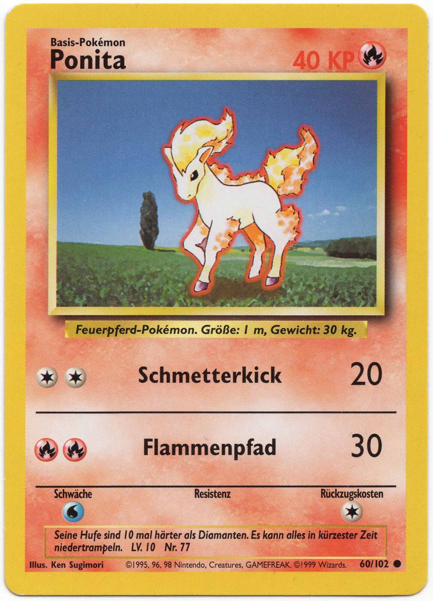 ponita-60-102-pokemon-tcg-moderately-played Ponita - 60/102 - Pokémon TCG - Moderately Played
