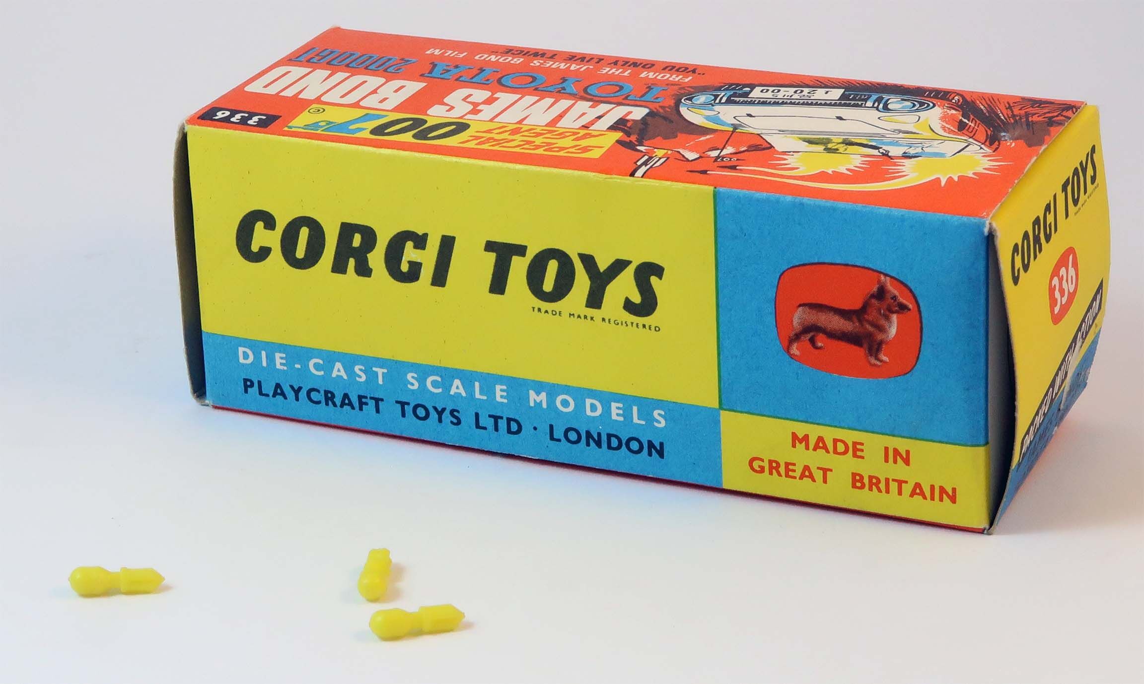 James Bond Toyota 2000 GT CORGI Toys 1966