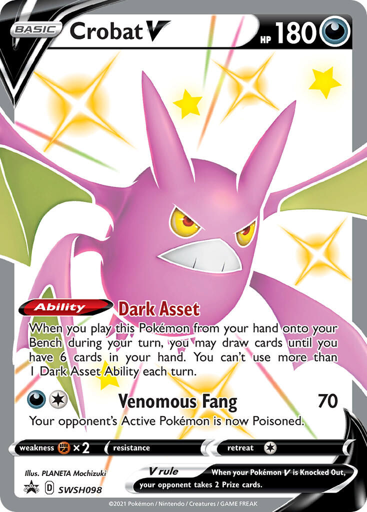 Crobat V - SWSH098/306 - EN Crobat V - SWSH098/306 - EN