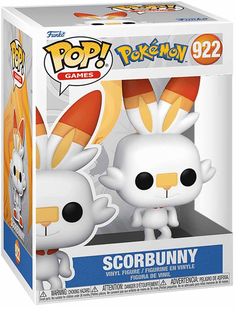 Pokémon Scorbunny Funko POP 922 Pokémon Scorbunny Funko POP 922