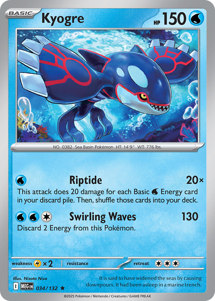 Kyogre - 034/132 - EN