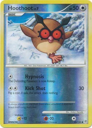 Hoothoot - 85/130 - Reverse Holo - EN