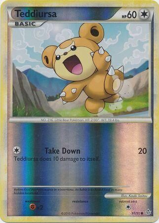 Teddiursa - 65/95 - Reverse Holo - EN Teddiursa - 65/95 - Reverse Holo - EN
