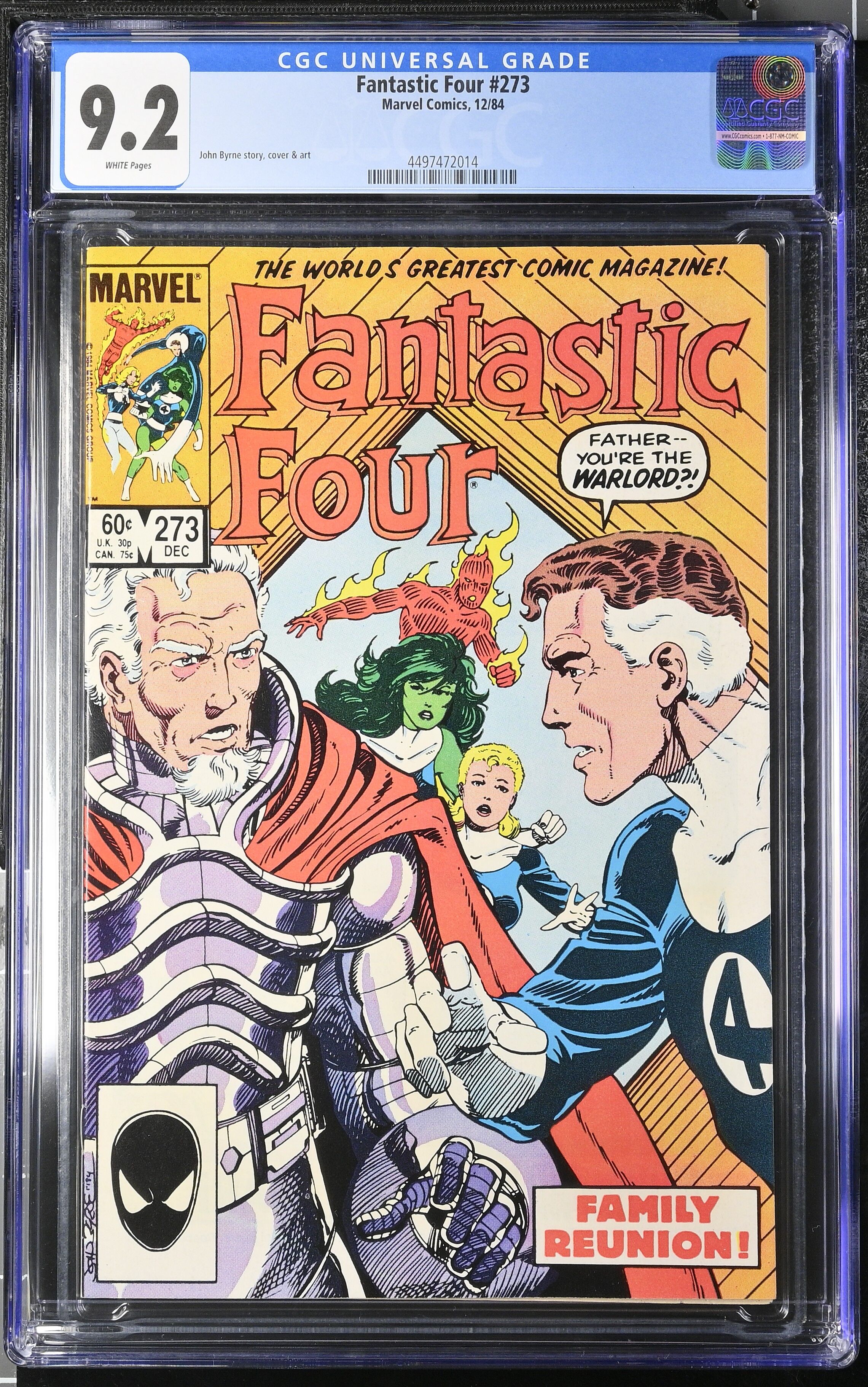 Fantastic Four #273 CGC 9.2 Fantastic Four #273 CGC 9.2
