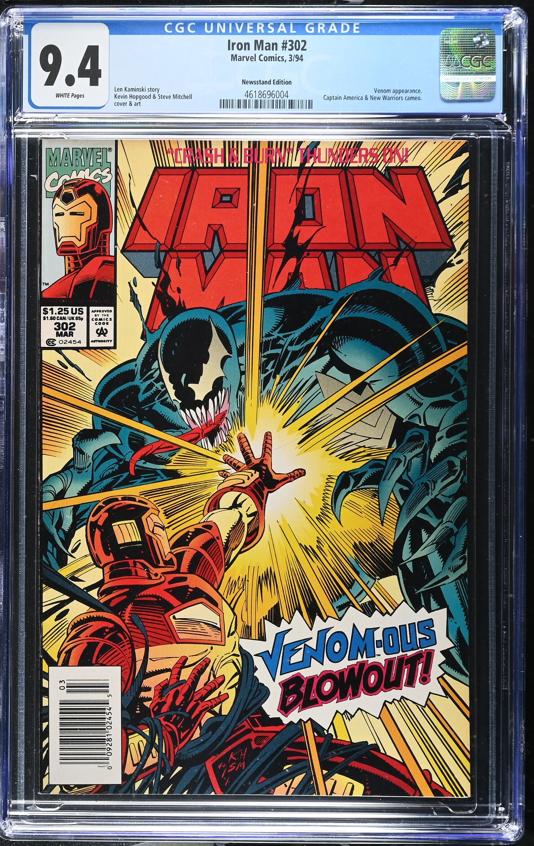 Iron Man Issue 302 - CGC 9.4