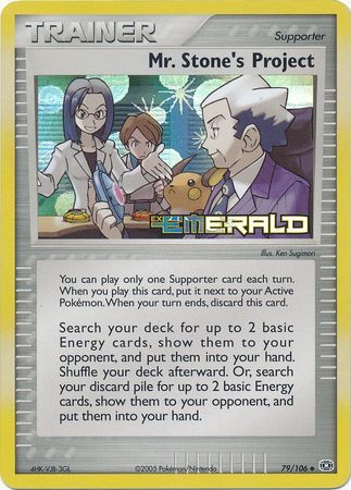 Mr. Stone’s Project - 79/106 - Reverse Holo - EN