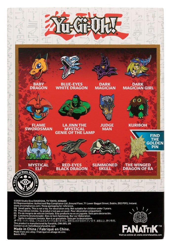 Yu-Gi-Oh! Mystery Ansteck-Pins Volume 2 - Blind Box (1 Random)