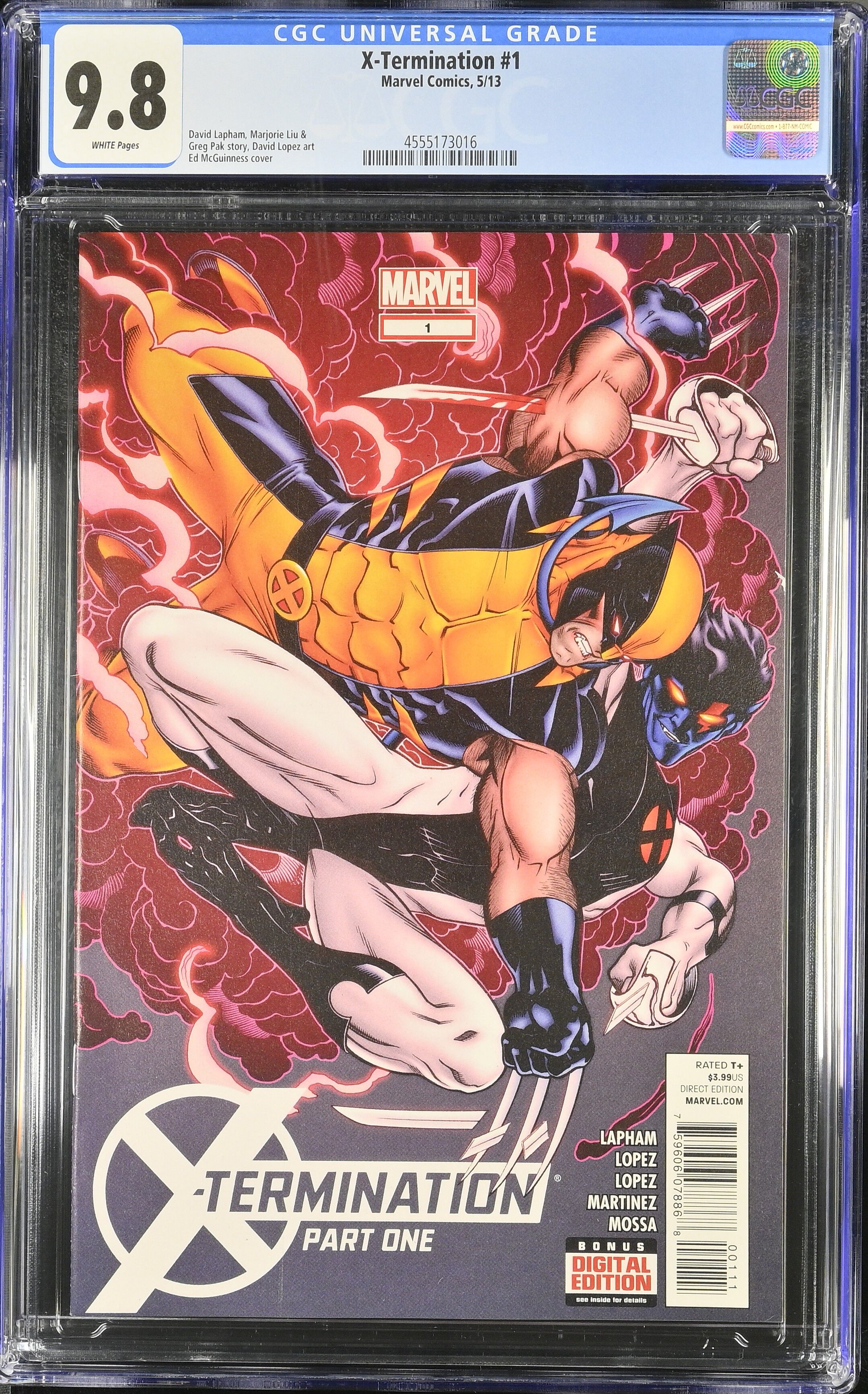 X-Termination #1 CGC 9.8 Top Pop!