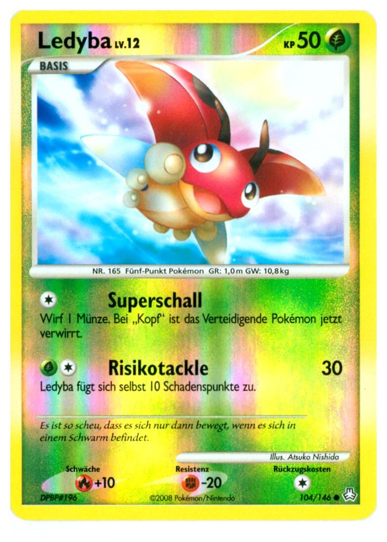 ledyba-104-146-pokemon-tcg-near-mint-de Ledyba - 104/146 - Pokémon TCG - Near Mint - DE