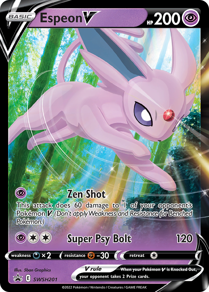 Espeon V - SWSH201/306 - EN Espeon V - SWSH201/306 - EN
