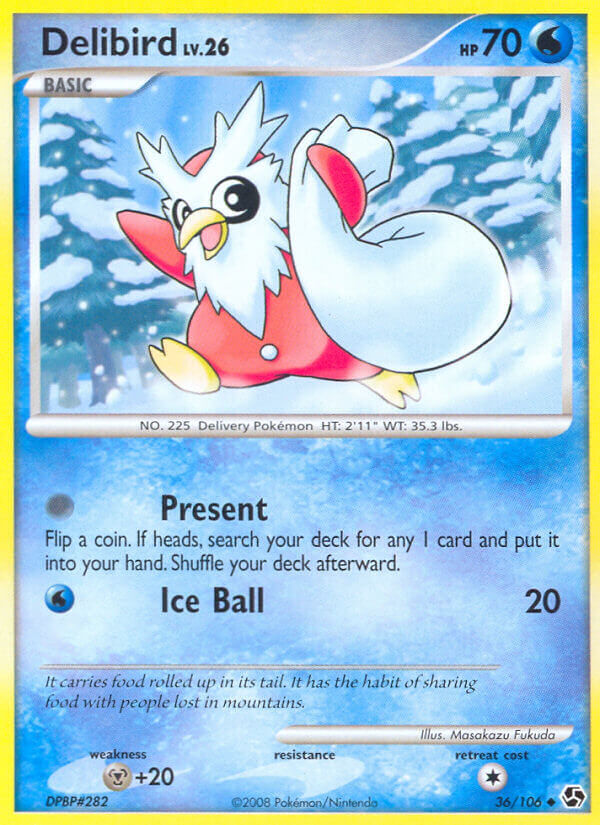 Delibird - 36/106 - Reverse Holo - EN