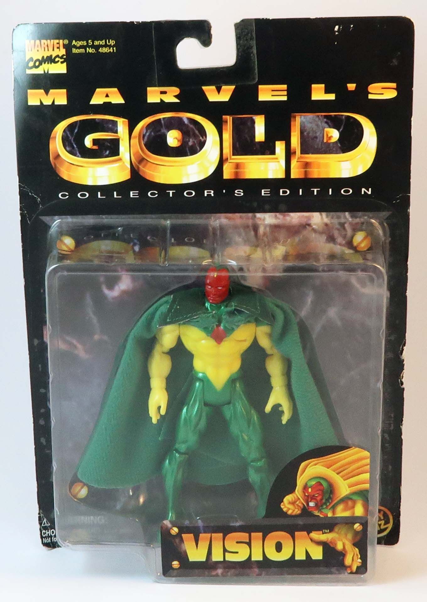 marvel_vision_toybiz_gold_front Vision Gold Actionfigur Marvel