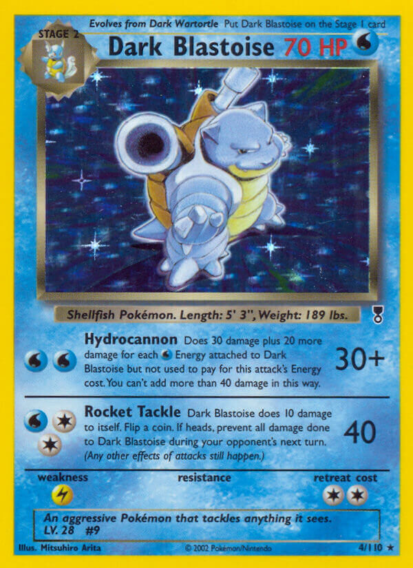 Dark Blastoise - 4/110 - Holo Rare - EN