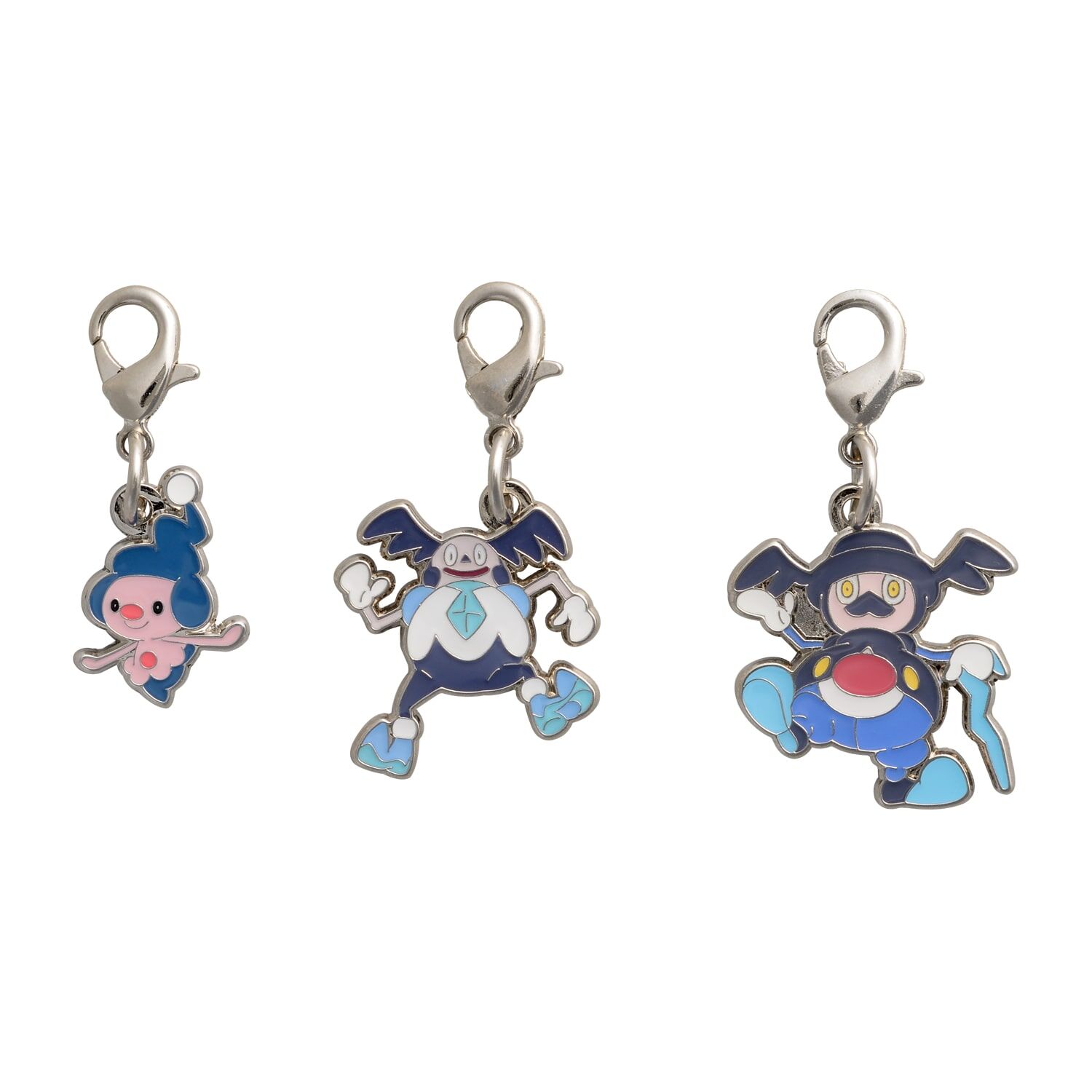 Pokemon Center - Mime Jr., Galarian Mr. Mime, Mr. Rime Schlüsselanhänger - 3 Stück Pokemon Center - Mime Jr., Galarian Mr. Mime, Mr. Rime Schlüsselanhänger - 3 Stück