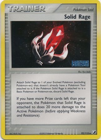 Solid Rage - 92/115 - Reverse Holo - EN