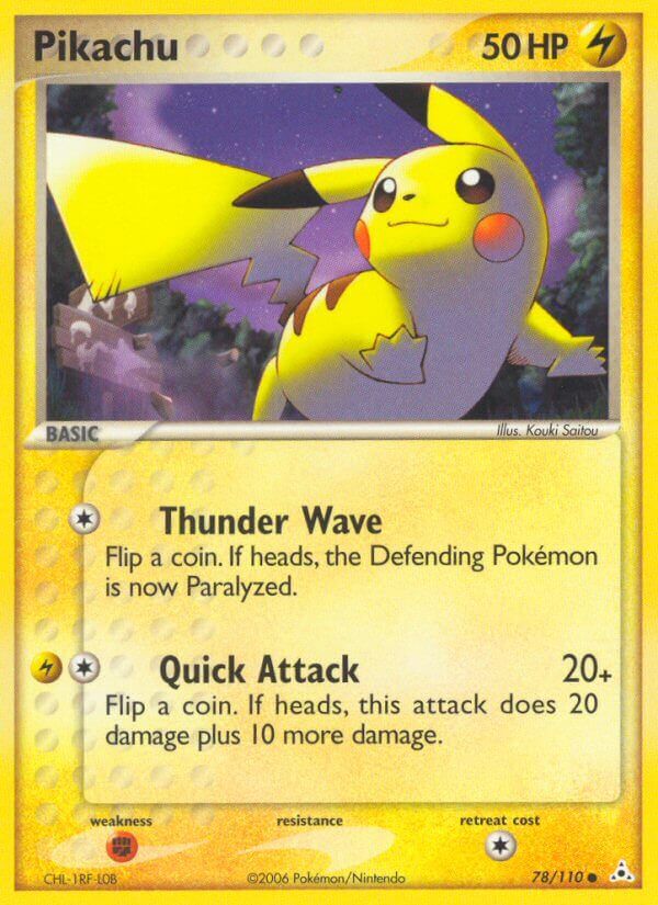 Pikachu - 78/110 - EN Pikachu - 78/110 - EN