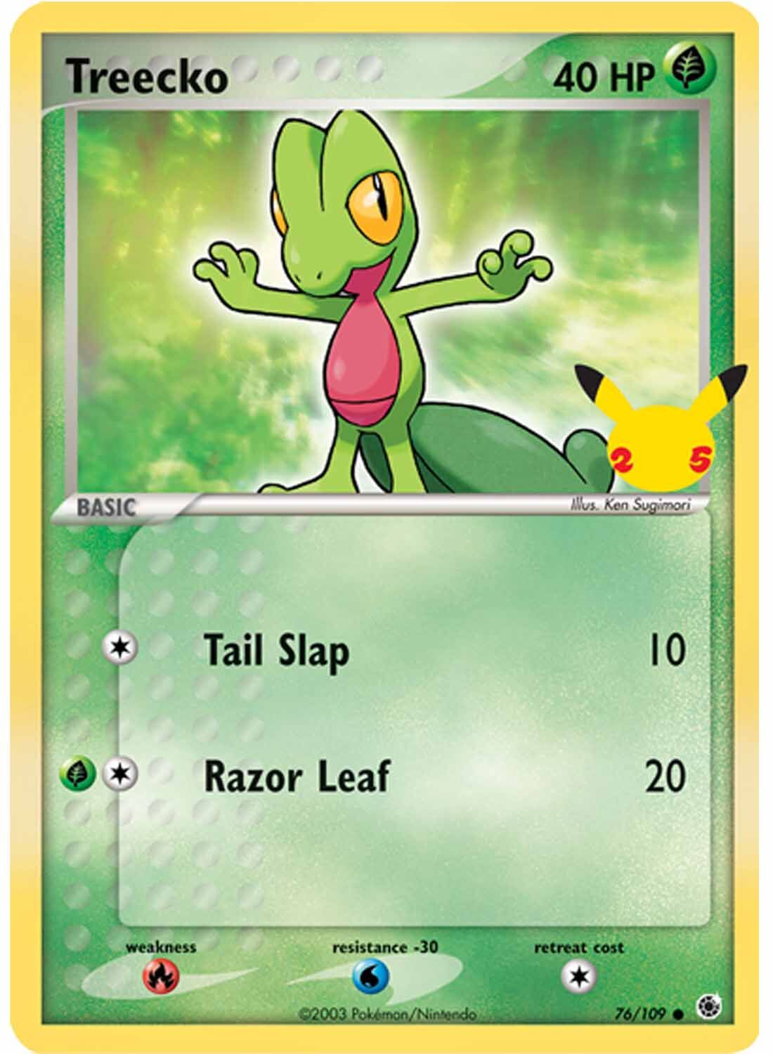 Pokémon 25th Anniversary Hoenn Starters 3 Pack Jumbo Promos - EN