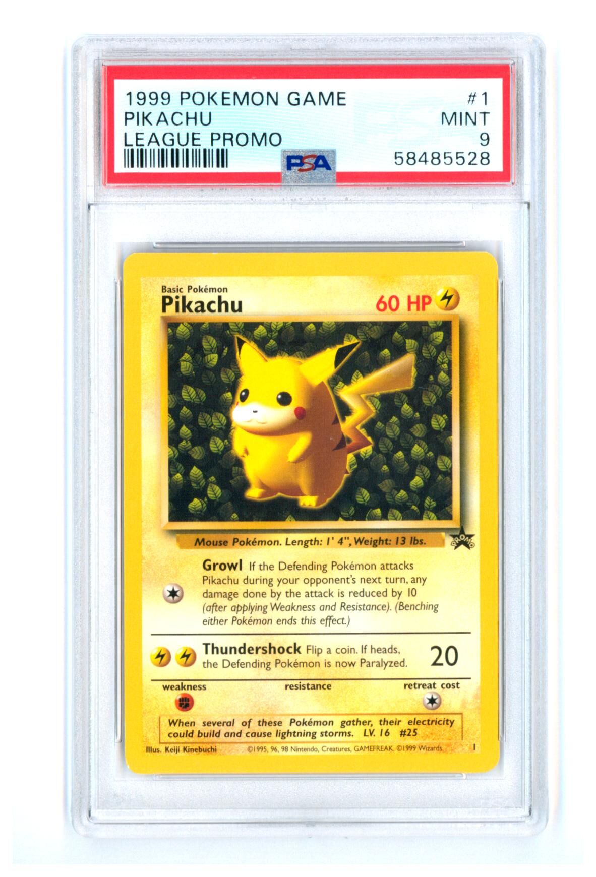 pikachu-black-star-promo-1-psa-9-mint-pokemon-58485528 Pikachu - Black Star Promo 1 - PSA 9 MINT - Pokémon