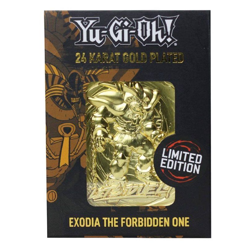 Yu-Gi-Oh! Exodia the Forbidden One 24k Gold Plated Limited Edition Card