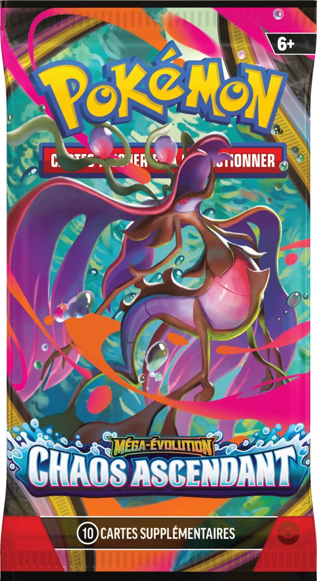 Pokémon TCG: Mega Evolution (ME04) - Chaos Ascendant 1 Random Booster Pack (10 Cards) - FR