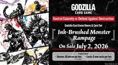 Godzilla Card Game Godzilla Card Game Sleeve & Card Set Ink-Brushed Monster - EN