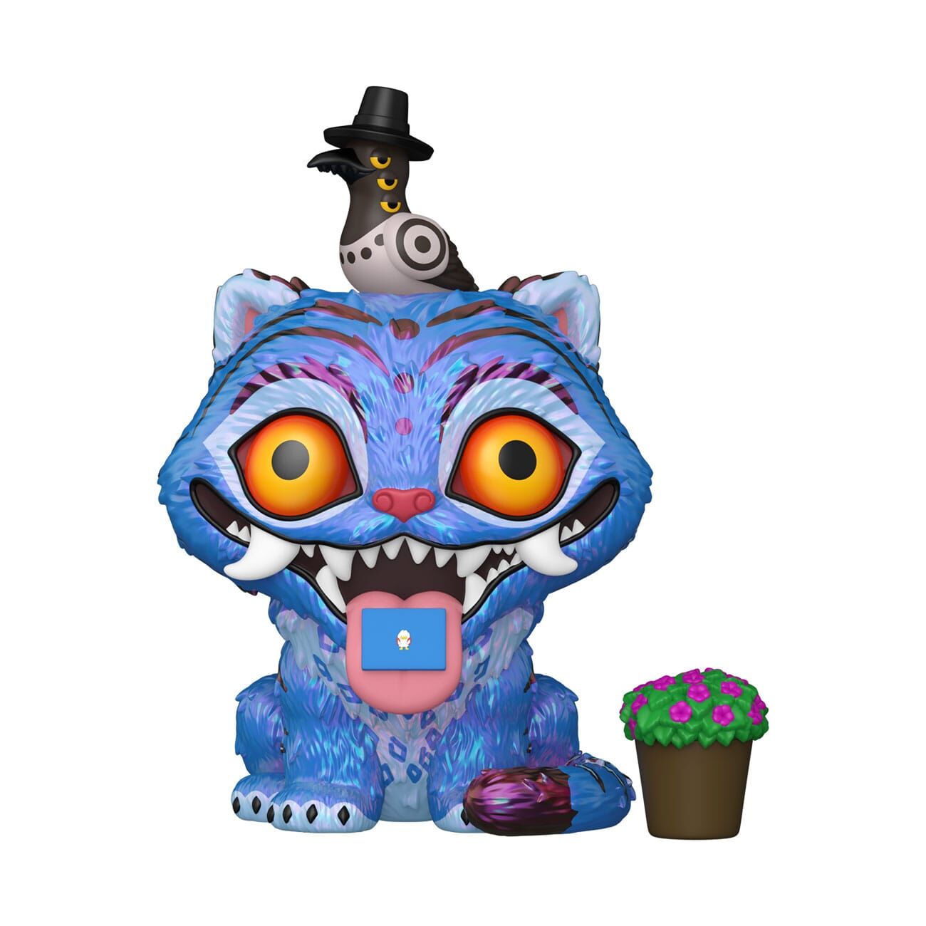 KPop Demon Hunters POP! Animation Vinyl Figur Tiger w/Bird 9 cm KPop Demon Hunters POP! Animation Vinyl Figur Tiger w/Bird 9 cm