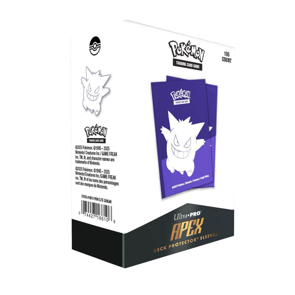 UP - Elite Gengar 105ct APEX Deck Protector Sleeves UP - Elite Gengar 105ct APEX Deck Protector Sleeves