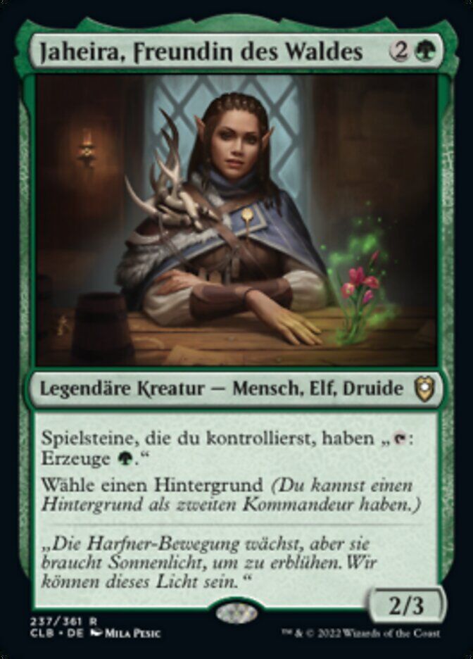 Jaheira, Friend of the Forest - CLB 237 - Foil - DE - NM