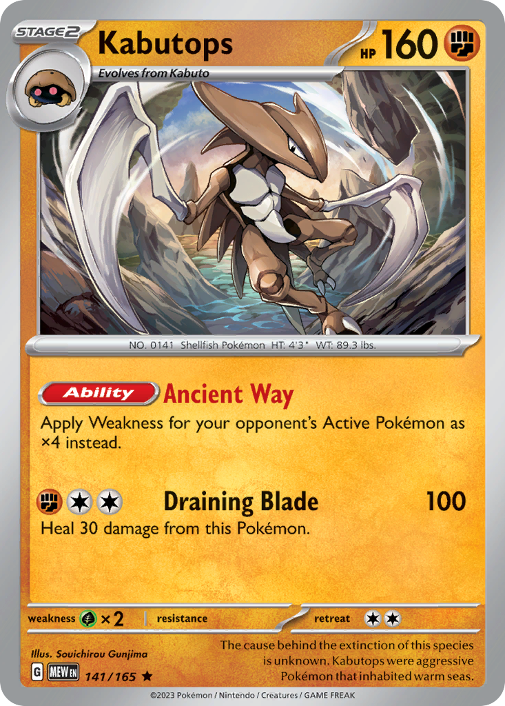 Kabutops - 141/207 - EN Kabutops - 141/207 - EN