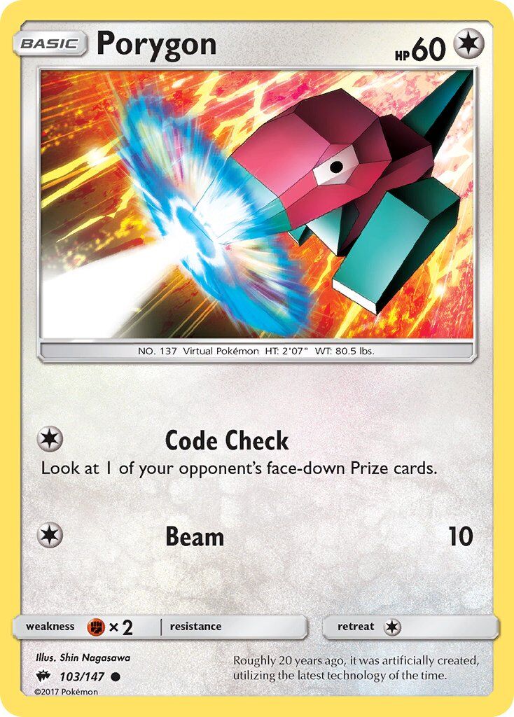porygon-103-147-pokemon-tcg-lightly-played-en Porygon - 103/147 - Pokémon TCG - Lightly Played - EN