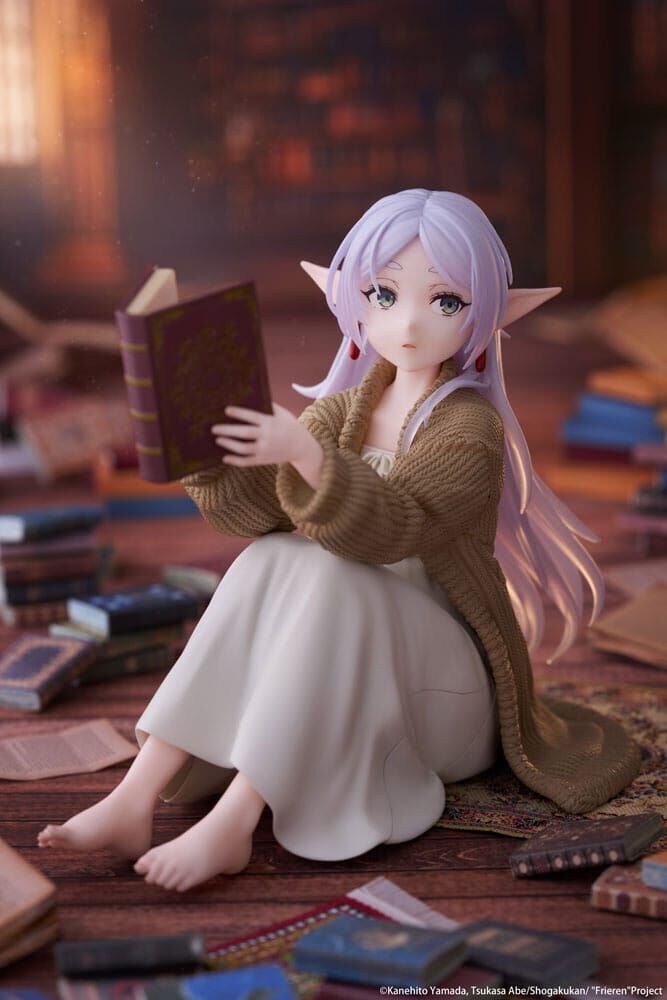 Frieren: Beyond Journey's End PVC Statue Desktop Cute Figure Frieren Roomwear Ver. 13 cm