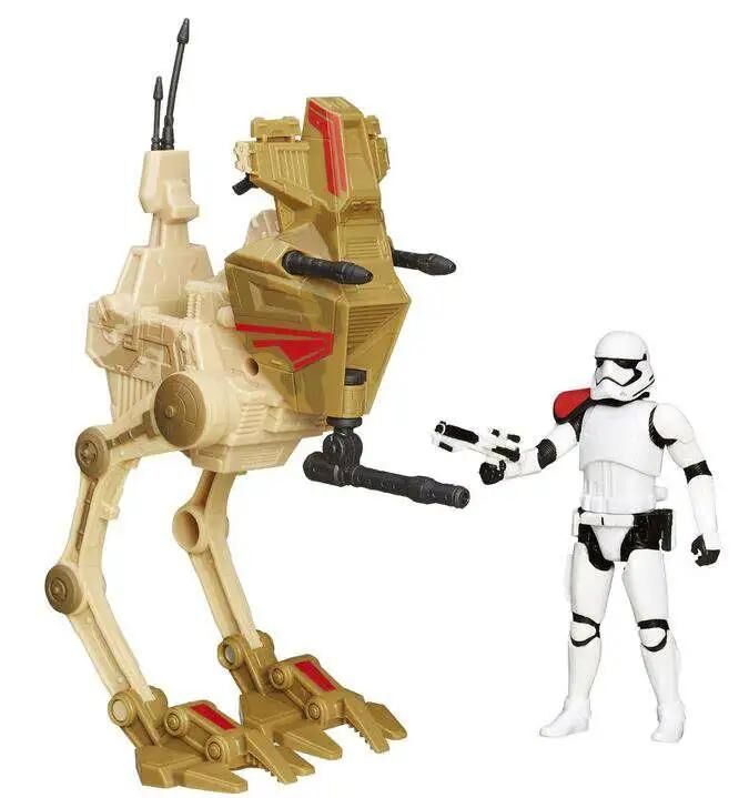 Star Wars The Force Awakens Desert Assault Walker with First Order Stormtrooper Officer Exclusive 3.75-Inch Vehicle
