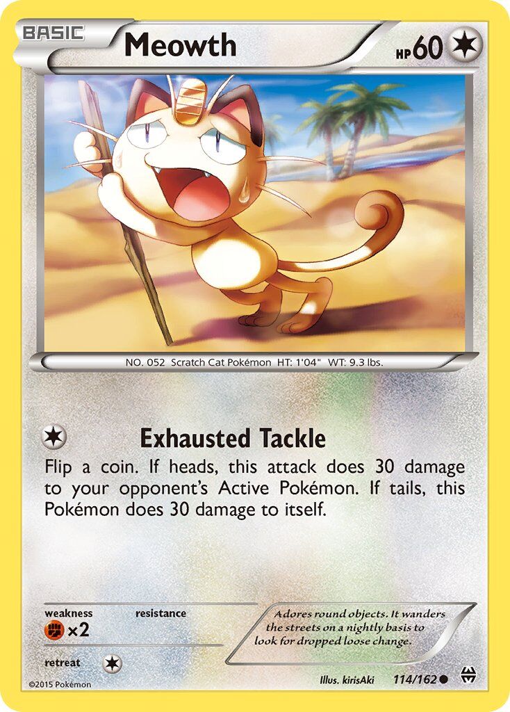 Meowth - 114/162 - EN