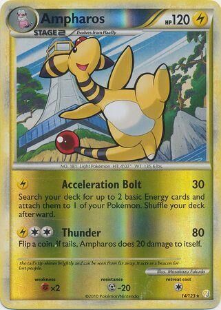 Ampharos - 14/123 - Reverse Holo - EN