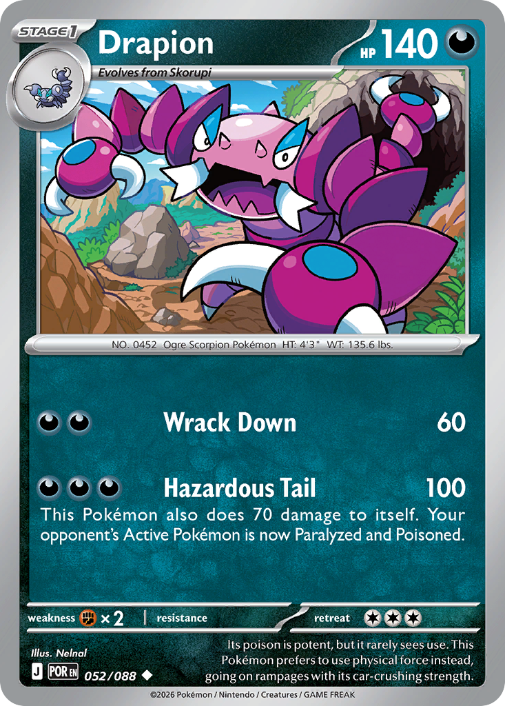 Drapion - 052/088 - EN Drapion - 052/088 - EN