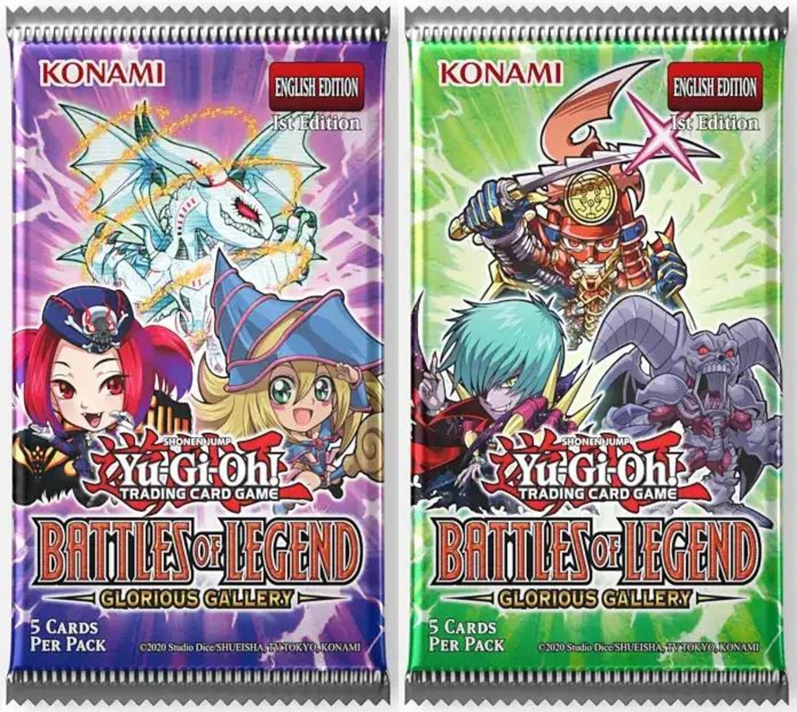 Yu-Gi-Oh! Battle of Legend Glorious Gallery - 1 Random Booster Pack - EN Yu-Gi-Oh! Battle of Legend Glorious Gallery - 1 Random Booster Pack - EN