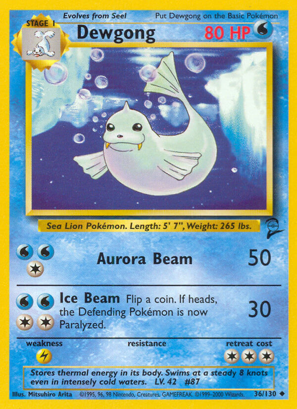 Dewgong - 36/130 - EN